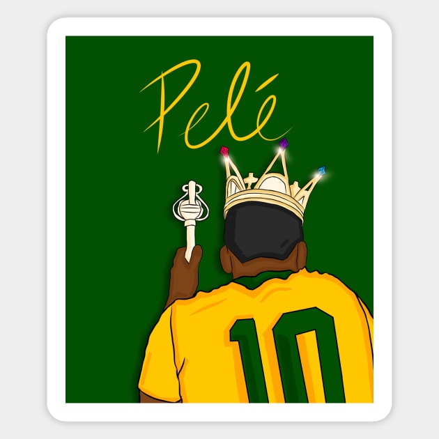 Pele leyenda Sticker by artistbarcagirl